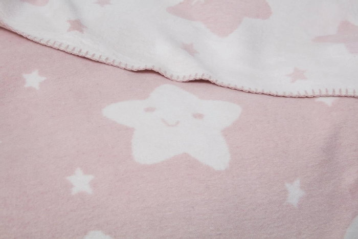 L'essentiel linge de maison Manta para bebé Star - Light Pink L'essentiel linge de maison Manta para bebé Star - Light Pink
